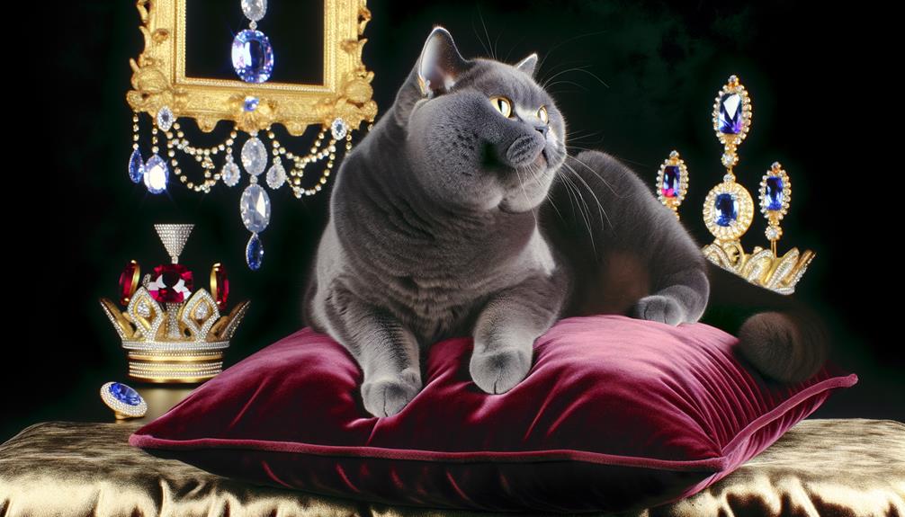 elegant british shorthair cat