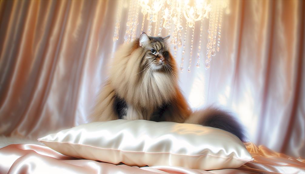 gatos siberianos elegantes e luxuosos